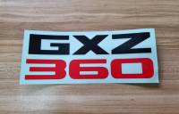 ของแท้ โลโก้ อีซูซุ * GXZ 360 * ติดรถบรรทุก 10 ล้อ ปี 2021 - 2022 ISUZU DECATRACTOR GXZ 360/THE ROCK sticker logo emblem