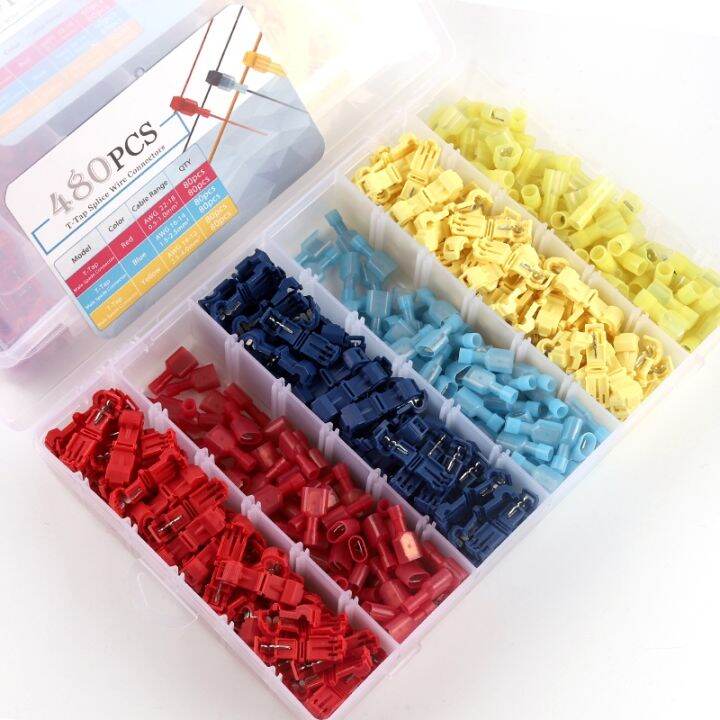 T Tap Electrical Wire Connectors Quick Self Stripping Splice Wire