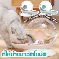 【Free-sun】เครื่องให้น้ำแมวอัตโนมัติ ชามอาหารแมวที่ให้น้ำ โถน้ำแมว ดีไซน์หอยทาก ที่ให้น้ำสัตว์เลี้ยง ชามสัตว์เลี้ยง