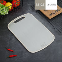 WORTHBUY Cutting Board 304 Stainless Steel Plastic Double Sided Chopping Blocks Sterile Mildew Chopping Board Cutting Board