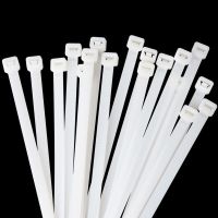 White Black Self-locking Plastic Nylon Cable Ties Wire Zip Tie 100Pcs width 2mm 3mm 2*100mm 3*200mm Cable Management