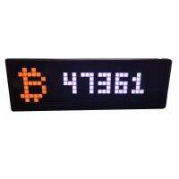 Bitcoin ตลาดสกุลเงินดิจิทัลแสดงราคาแบบเรียลไทม์แสดงการตกแต่งเดสก์ท็อป WIFI connect BTC ETH DOGE FIL