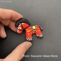 Cute Sweden Dala Horse Tourist Travel Souvenir Mini 3D Rubber Refrigerator Fridge Magnet Sticker Decor GIFT IDEA