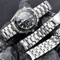 Quality watchband 316L 20mm 22mm Silver Stainless steel Watch Band For strap seamaster speedmaster planet ocean belt