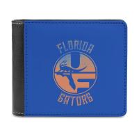 【CW】 Design Leather Wallets Men Wallet Credit Business Card Holders Uf University Of Florida