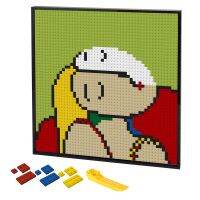 NEW LEGO Handmade Painting By Building Blocks MOC Pixel Art Dreaming Woman Portrait Pop DIY World Famous Room Decorative Mosaic Toys Gift