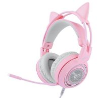 SOMiC G951 PINK 7.1 Surround Sound Gaming Headphone หูฟังเกมมิ่ง