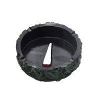 [COD] New black pointer disc resin ashtray Personalized crafts Resin cross-border supply