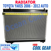 หม้อน้ำ โตโยต้า ยาริส , วีออส ปี 2006 - 2013 พ.ศ 2549-2556 เกียร์ ออโต้ RD0010 Cool Gear รหัส 422175-6340   Radiator TOYOTA YARIS , VIOS 06 - 13 AUTO อะไหล่ รถยนต์