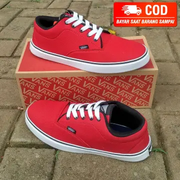 Sepatu vans california clearance merah