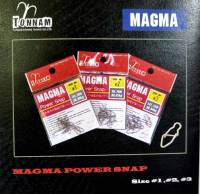 กิ๊ฟต้นน้ำ MAGMA - Power Snap ชมพู (1ซอง:15ชิ้น)