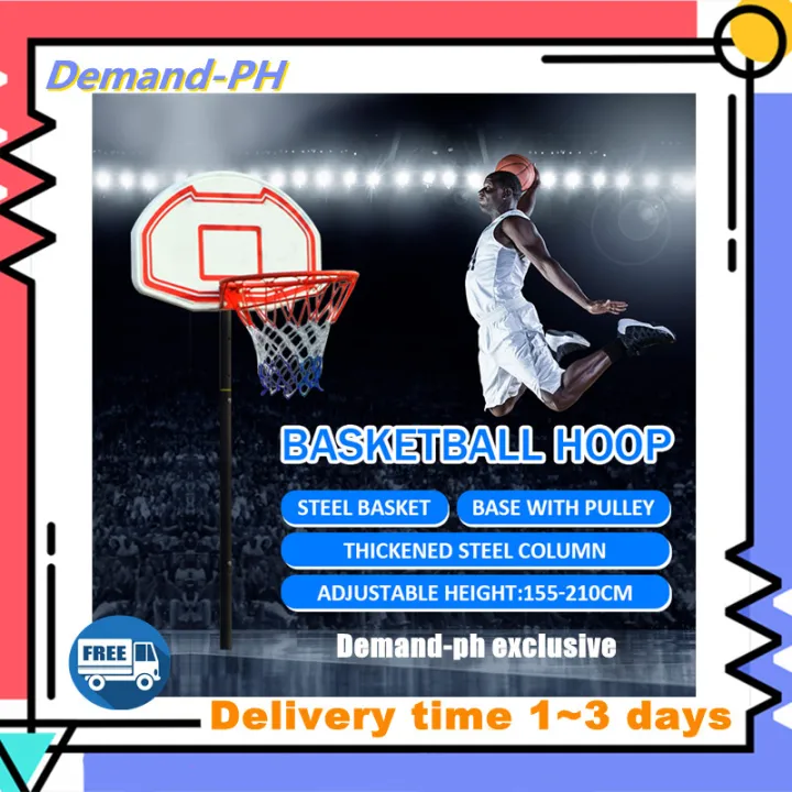 Outdoor Basketball Ring Backboard with stand Movable Heightadjustable