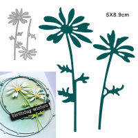 Stiup 1PC ลายนูน Floret โลหะที่ตัดลายกระดาษ Stencil Scrapbooking อัลบั้ม DIY Craft