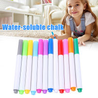 12 Set 7 Color Drawing Whiteboard Pen Felt-Tip Pen Kids Drawing Pen Quick Dry Erasable School Mini Whiteboard Pen GDea