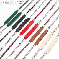 Louis Montini [Chain Strap] สายโซ่สะพายไหล่ พร้อมสีรองบ่าหนังวัวแท้ BSTP001, BSTP002