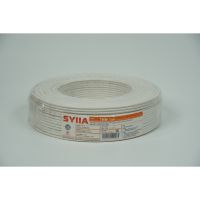 "sale"SYIIA สายไฟ 60227 IEC01 THW 1x4 Sq.mm. 100m. สีขาว"ส่งด่วนทุกวัน"