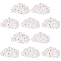 10X Swimming Pools Filter Balls Wet Dry Cotton Canister Clean Fish Tank Filter Material Water Purification Fiber 200g