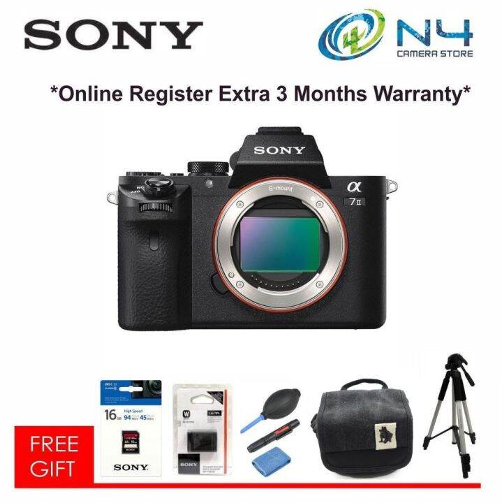 sony mirrorless 24.3 megapixel digital camera with memory card