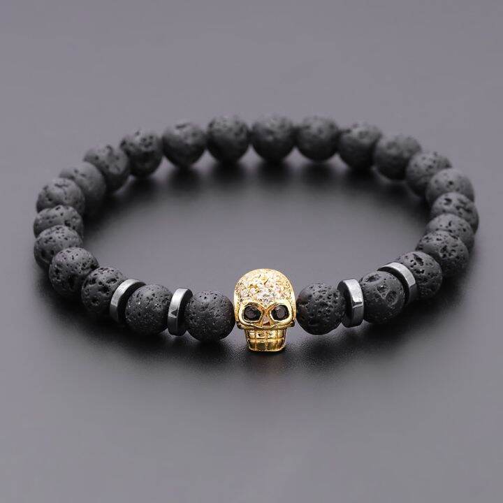 black-eye-skull-hematite-bead-bracelet-men-classic-handmade-8mm-lava-stone-charm-bracelet-for-men-jewelry-gift