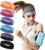 Sports Headband Elastic Yoga Hair Bands Fitness Running Sweatbands Women Jogging Hairband Men Head Band Gym Athletic Sweat Band