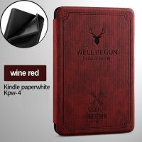 เคสซิลิโคนนิ่มสำหรับ Kindle Paperwhite 4พร้อมตื่น/หลับอัตโนมัติเหมาะกับ Amazon ซีรีย์ย้อนยุค10th เจน Kindle Paperwhite