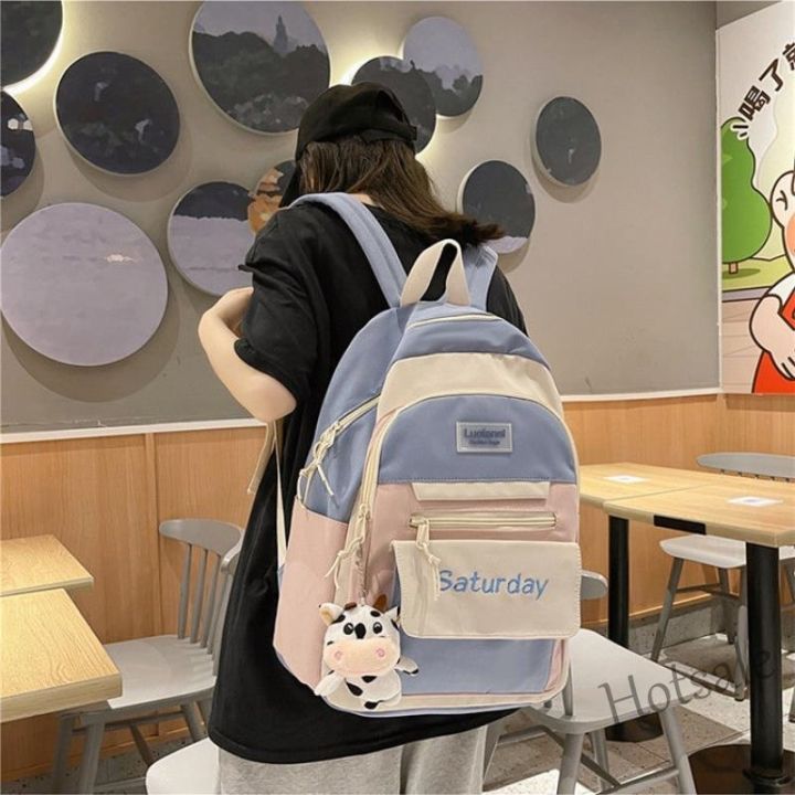 hot-sale-c16-tscfashion-2023-new-schoolbag-girls-lightweight-large-capacity-backpack-japanese-trend-backpack