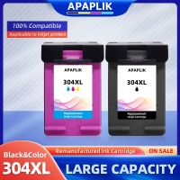 APAPLIK Compatible Ink Cartridge for HP 304 304XL HP DeskJet 2620 2625 2630 2635 3700 3720 3730 3735 3755 Envy 5010 5010 5020 Ink Cartridges