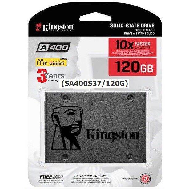 SSD 120 GB SSD (เอสเอสดี) KINGSTON (SA400S37120G) - รับประกัน 3 ปี By ...