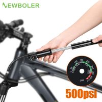 Portable High-pressure 120 300 500psi Bicycle Air Pump with Gauge for Fork Rear Suspension Shock Absorber Mountain Bike Air Pump