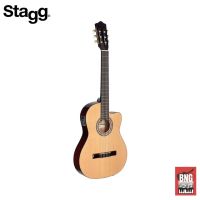 Stagg กีต้าร์คลาสสิคไฟฟ้า รุ่น C-546TCEN (สีไม้)