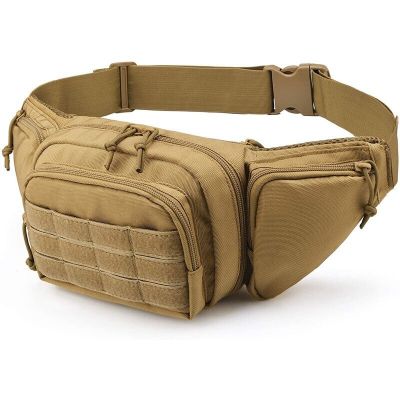 Tactical Men Waist Pack Nylon Hiking Phone Pouch Outdoor Sports Army Military Hunting Climbing Camping Belt Bag Running Belt