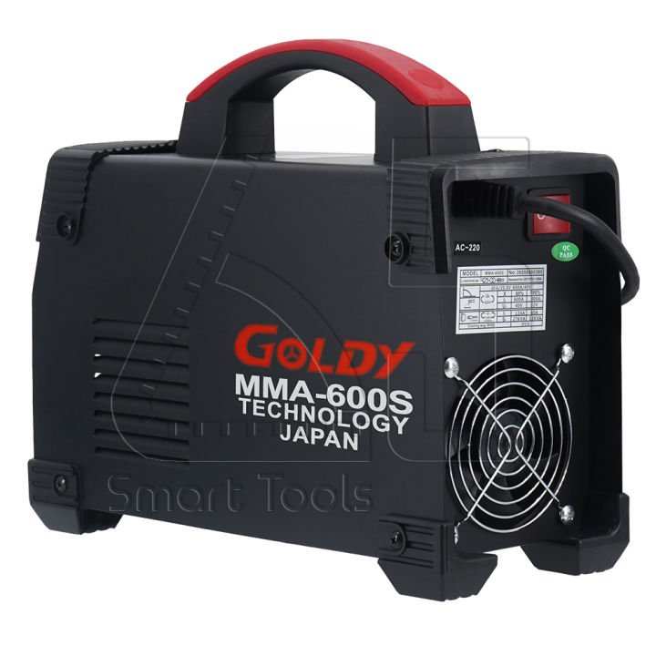 goldy-ตู้เชื่อม-inverter-igbt-รุ่น-mma-600s-ตู้เชื่อมไฟฟ้า-เครื่องเชื่อม-บอร์ดใหญ่-เทคโนโลยีญี่ปุ่นแท้-มีระบบ-arc-force-และ-hot-start-พร้อม-อุปกรณ์-ครบชุด