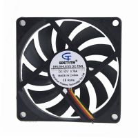 100pieces lot Gdstime DC 12V 3Pin 80mm 80mmx10mm 8010 PC Case Radiator Motor Cooler Cooling Fan Cooling Fans