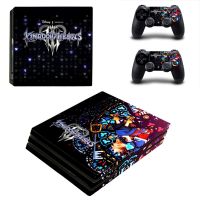 ﹍ Kingdom Hearts PS4 Pro Stickers Play station 4 Skin Sticker Decal For PlayStation 4 PS4 Pro Console amp; Controller Skins Vinyl