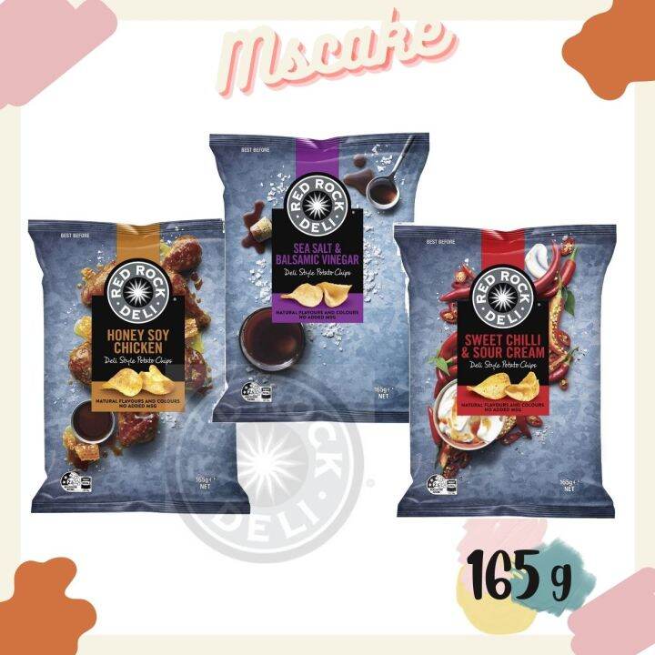 Red Rock Deli Potato Chips Australia 165g Lazada