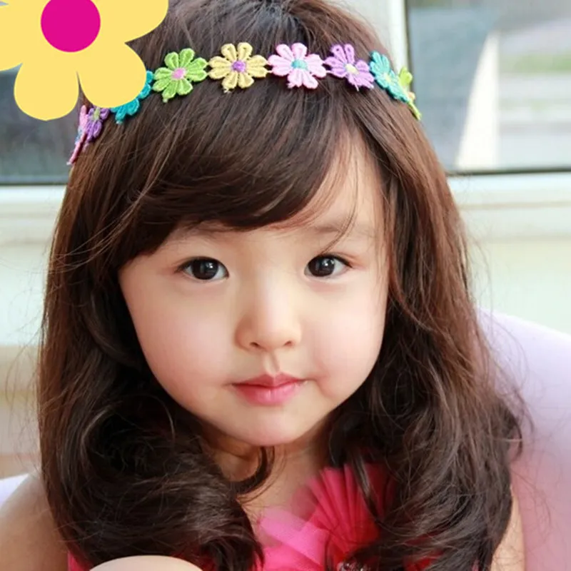 Korean Baby Fashion Children's Wig Children's Wig Mid-Length Curly  Hair Girl Rinka Haircut Wig Head Cover | Lazada PH