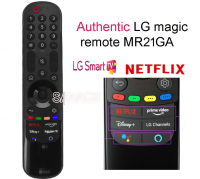 MR21GC LG Magic Remote ของแท้MR21N MR21GA พร้อม NFC สำหรับ LG Smart 2021สามารถแทนที่ MR201918650A 2021 LG 4K UHD OLED NanoCell Smart Voice Magic รีโมทคอนล43NANO75 55UP75006LF OLED55A1RLA