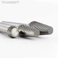 ♠✓ Conical Flat Head Hard Tungsten Steel Wood Carving Tool Grinding Head Milling Cutter S-shaped Rotating Cutter