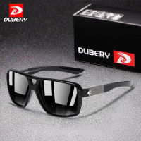 DUBERY New Square Polarized Sunglasses Men Fashion Glasses Frame nd Designer Black Mirror Driving Shades 100 UV Protection