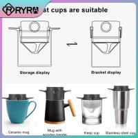 No Filter Paper Required Drip Coffee Tea Holder Cafe Infuser Dripper Tea Holder Funnel Baskets Coffee Dripper Foldable Portable Mesh Covers