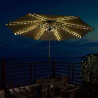 Parasol ไฟ USB ชาร์จไฟ LED ร่ม3ความสว่างไร้สาย Parasol ไฟ Led สำหรับ Garden Patio Camping เต็นท์ Yard