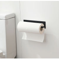 Towel Bars Paper Holders Non Perforated Toilet Paper Hanger Roll Paper Holder Fresh Film Storage Rack Kitchen Wall Hanging Shelf