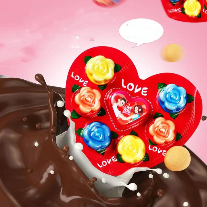 ช็อกโกแลต-ช็อคโกแลตรูปหัวใจ-น่ารักเหมาะสำหรับการบอกรักให้ได้ทุกโอกาส-อร่อย-เนื้อช็อคเข้นข้น-ช็อคโกแลตรูปหัวใจแสนอร่อย