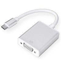 USB-C to VGA Adapter USB 3.1 Type-C Thunderbolt3 to VGA Converter Compatible with Macbook Pro Dell XPS Surface Book2 and More PC