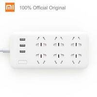 Xiaomi Smart 6 5v / 2 . 1 A 3 พอร์ต Usb สายไฟบอร์ดปลั๊ก xd