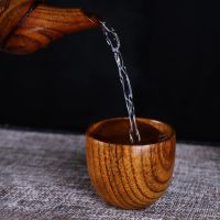 【Cw】Wooden Big Belly Cups Handmade Natural Kung Fu Tea Spruce Wood Cups Tea Pot Tea Kettle Coffee Milk Water Cup Kitchen Drinkware 【hot】