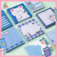 Cute Cartoon Bear Sticky Notes Message Tearable Note Paper