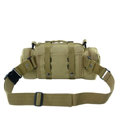 ：“{—— High Quality Outdoor Military Tactical Backpack Waist Pack Waist Bag Mochilas Molle Camping Hiking Pouch 3P Chest Bag