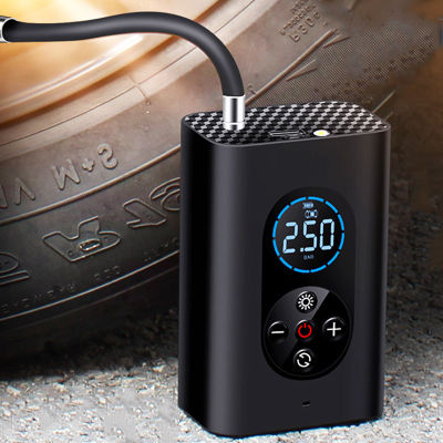 150PSI Rechargeable Car Air Inflator Pump with LED Lamp for Car Motorcycle Bicycle Tyre Tire Balls Wireless Mini Auto Air Pump