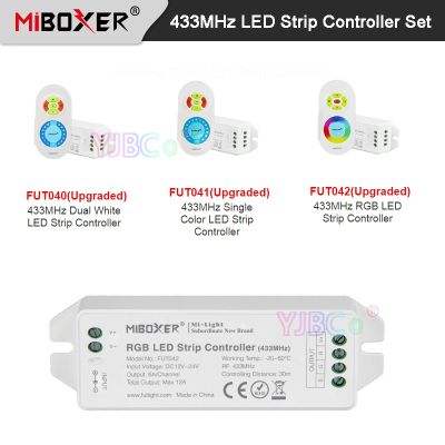 【CW】 New 433MHzColor/Dual White/RGBStrip Controller Miboxer DC12V 24V DimmableBrightness Adjustabletape dimmer